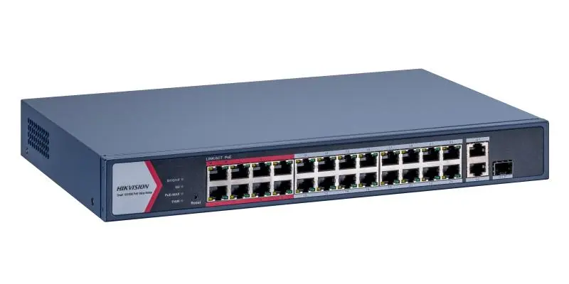 DS-3E1326P-EI/M – 24-Port Fast Ethernet Smart PoE Switch