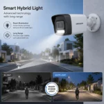 Hikvision DS-2CD1023G2-LIU 4mm lens with built-in microphone close-up