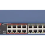 سويتش PoE هيكفيجن غير مُدار 16 منفذاً 100 Mbps بمدى طويل DS-3E0318P-E/M