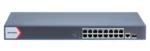 سويتش PoE هيكفيجن 16 منفذ جيجابت بإدارة ذكية DS-3E1518P-EI