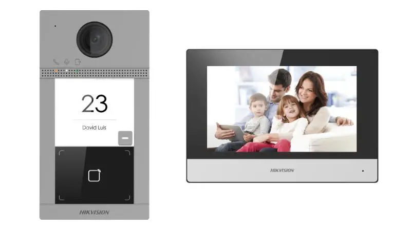 DS-KIS604-PC_Video-Intercom_13347_8.webp طقم إنتركم مرئي عبر الشبكة هيكفيجن DS-KIS604-P - الصورة 1