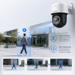 Hikvision 4MP Mini PT Camera Egypt outdoor PoE IP66 installation