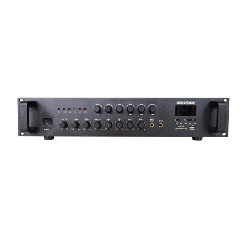 Hikvision DS-QAE0A120G1-VB6 120W 6-Zone Analog Amplifier – best price in Egypt | Speed4Trading