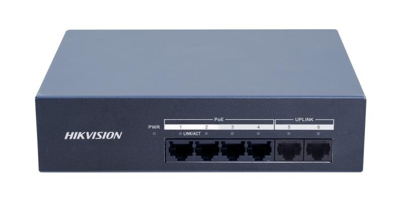 DS-XS06G-P海外标配 Hikvision DS-XS06G-P 4-port Gigabit PoE network switch - best price in Egypt